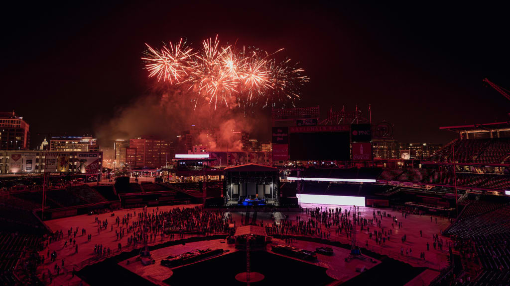 Fireworks Washington Nationals