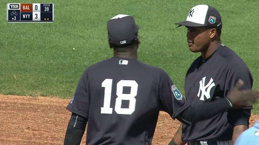 11 March 2016: New York Yankees shortstop Didi Gregorius (18