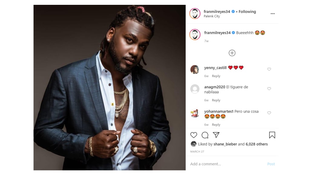 Screengrab via @franmilreyes34 on Instagram