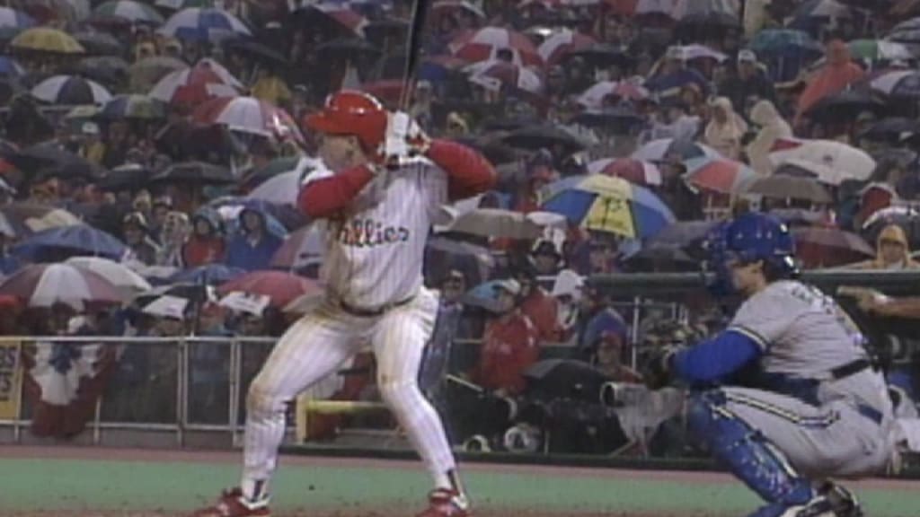 WATCH: Phillies Fan Catches Bat; Presented Bryce Harper Bat by Mickey  Morandini - Fastball