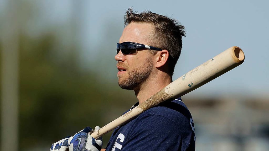 Ryan Schimpf has ground to make up if he's going to win a starting job this spring. (AP)