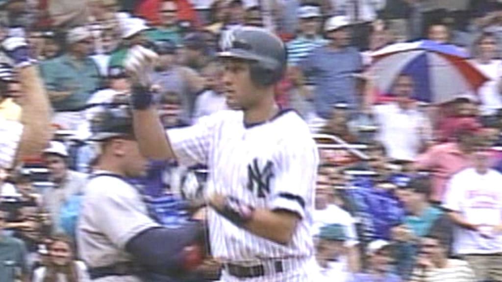 Derek Jeter's first World Series introduction in 1996 