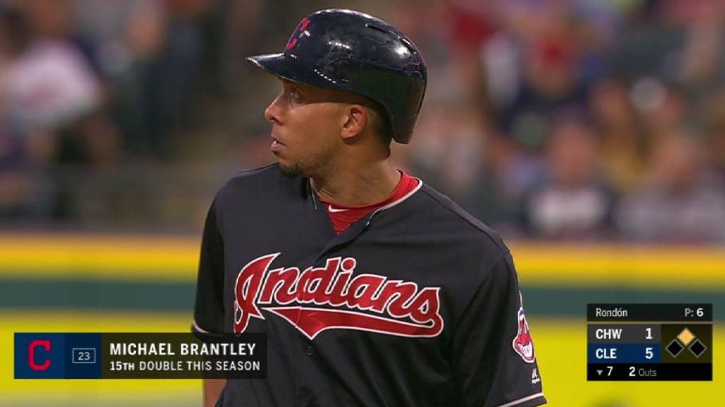 Cleveland Indians game 3 starter Mike Clevinger, in the dugout