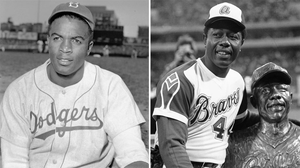 Jackie Robinson, Hank Aaron historic connection