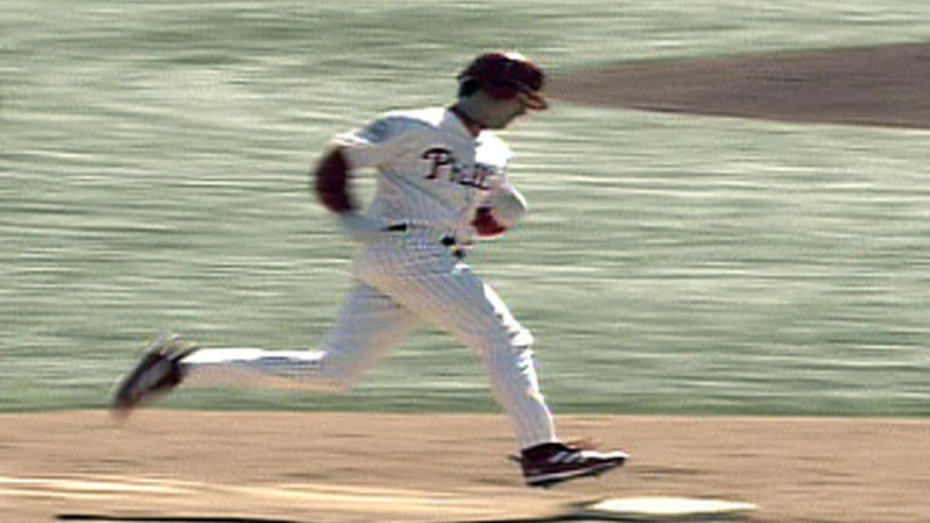 Watch a fresh-faced Chase Utley say hello with a grand slam for his first  career hit