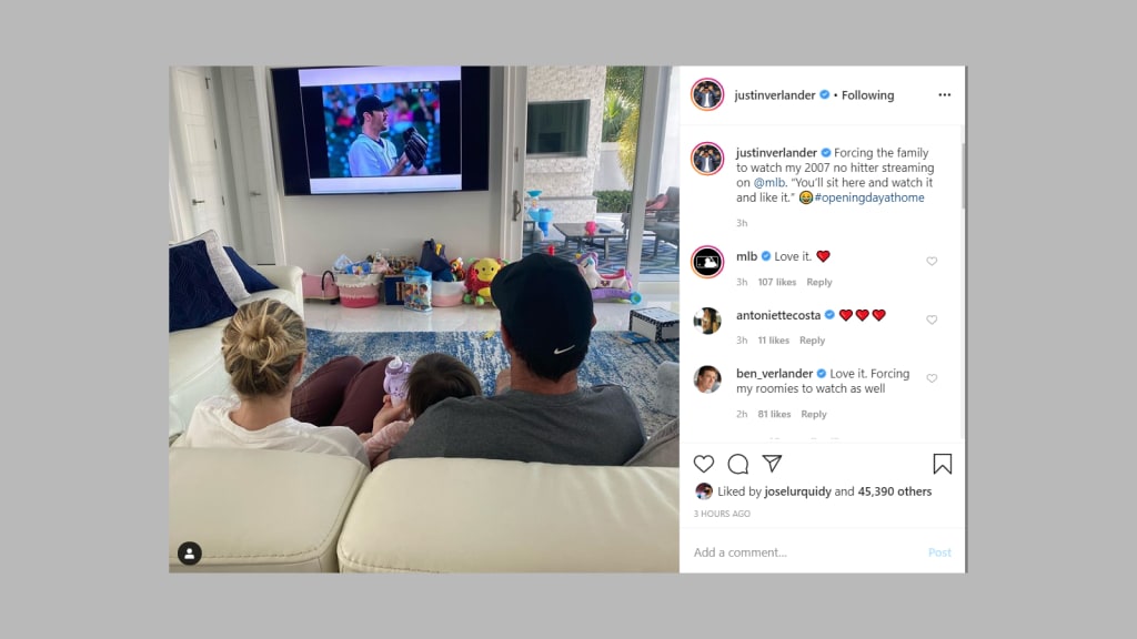 Screengrab via @justinverlander on Instagram