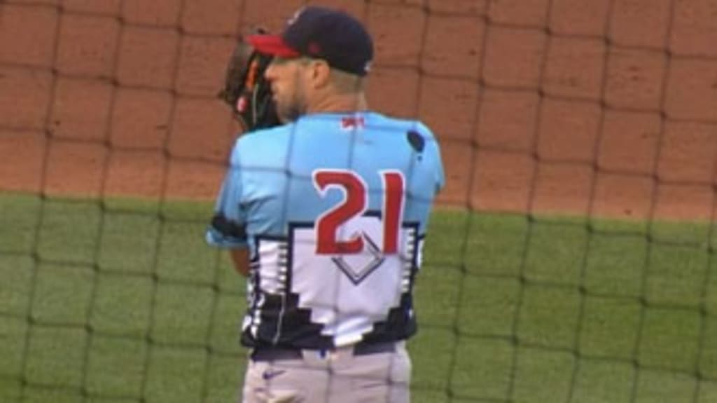 Max Scherzer logs eight K's