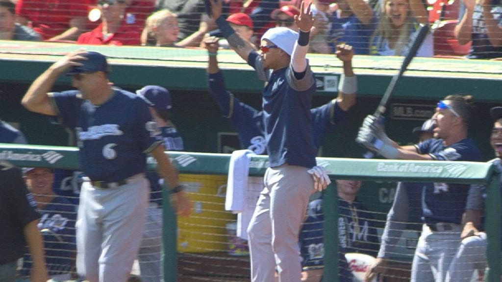 Brewers stand off after anthem