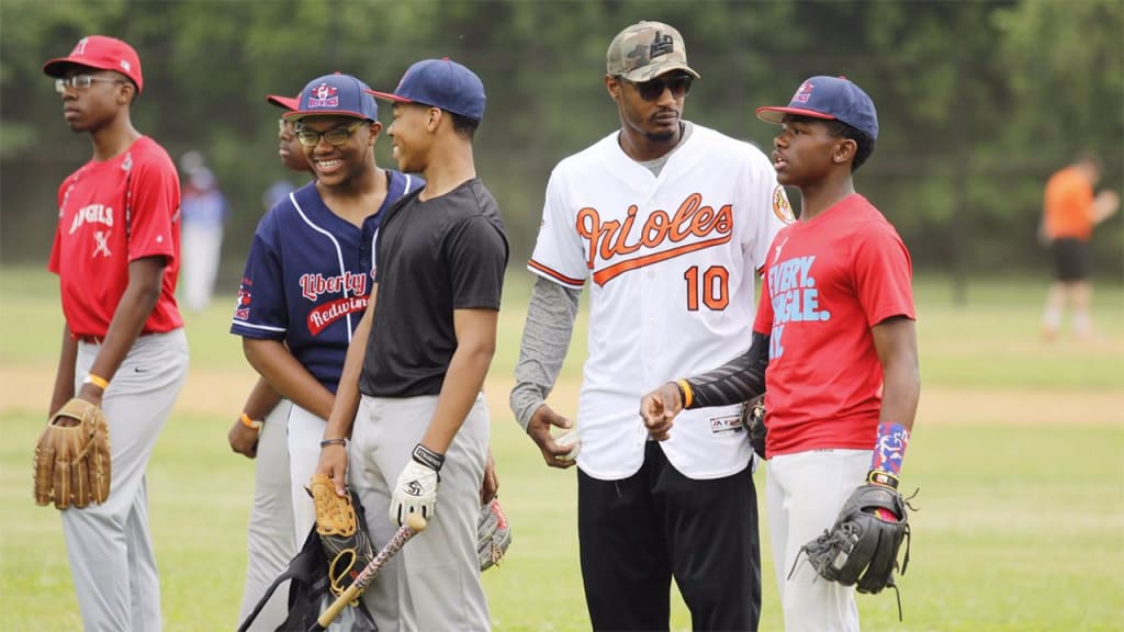 Adam Jones: "You got to come to the inner city. This is where baseball started. This is where I started."