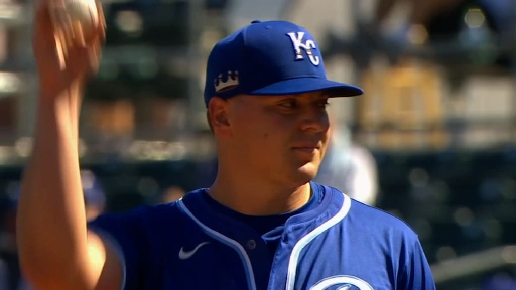 Brad Keller strikes out Raley