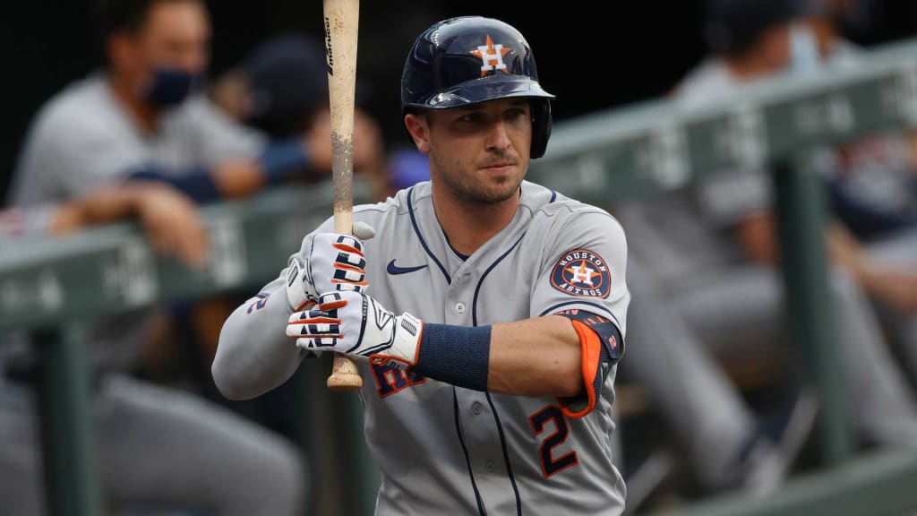 Star third baseman Alex Bregman returns today to Houston Astros lineup