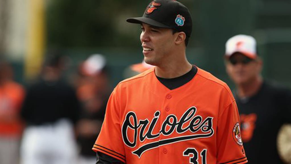 Ubaldo Jimenez allowed just one run over 3 1/3 innings against the Twins on Saturday. (Orioles)