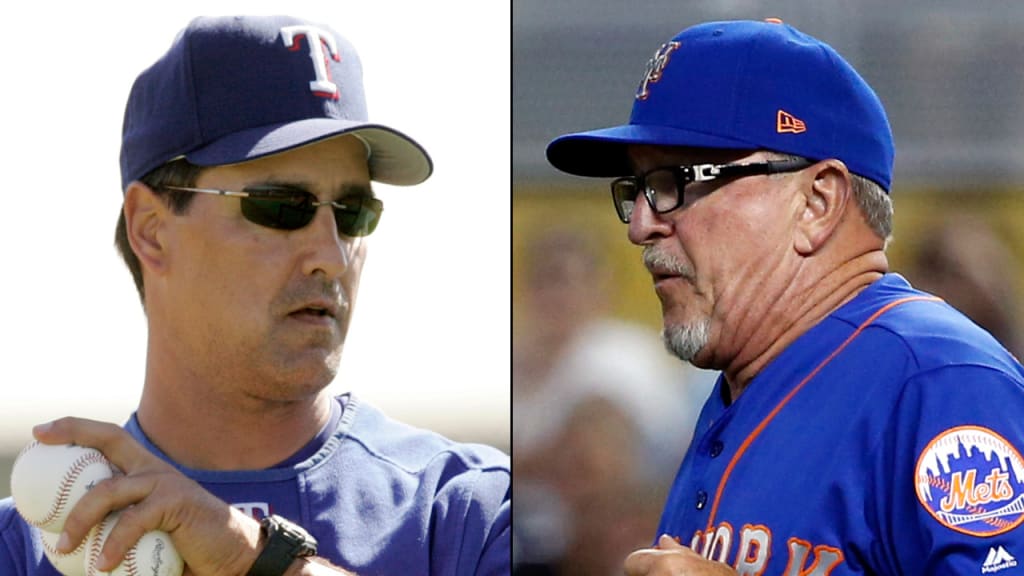 Don Wakamatsu was with the Rangers from 2003-07. Dan Warthen was the Mets' pitching coach for the past 10 years. (AP)
