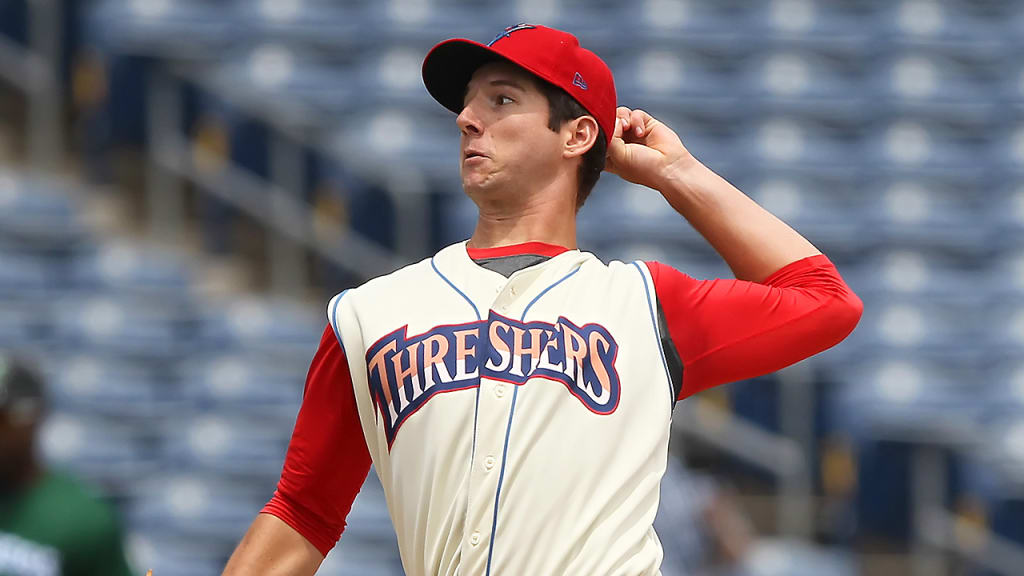 Matt Imhof went 4-3 with a 3.91 ERA in 14 appearances this season with the Threshers. (Cliff Welch/Icon Sportswire)