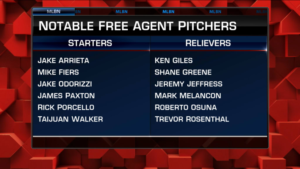 2021 mlb free deals agents