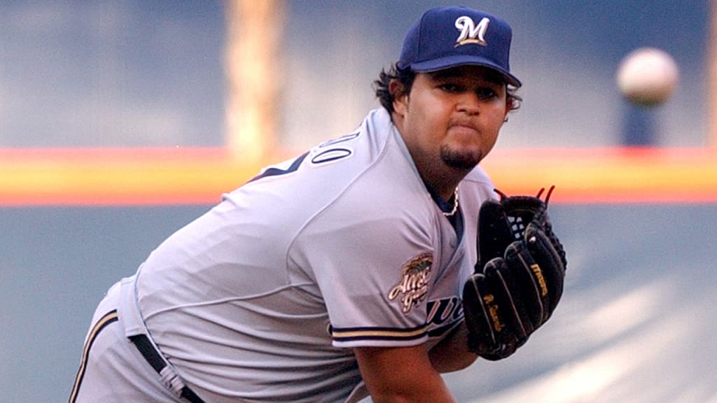Right-hander Ruben Quevedo made a career-best 25 starts for the Brewers in 2002. (AP)