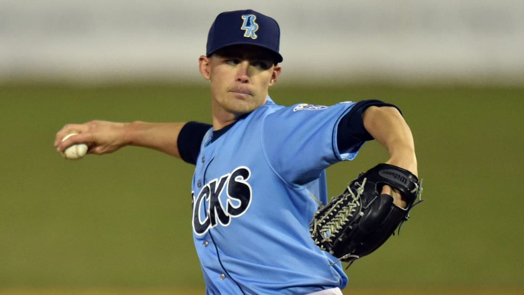 In 37 1/3 innings this season at Class A Advanced Wilmington, Josh Staumont has struck out 50, but walked 37. (MiLB.com)