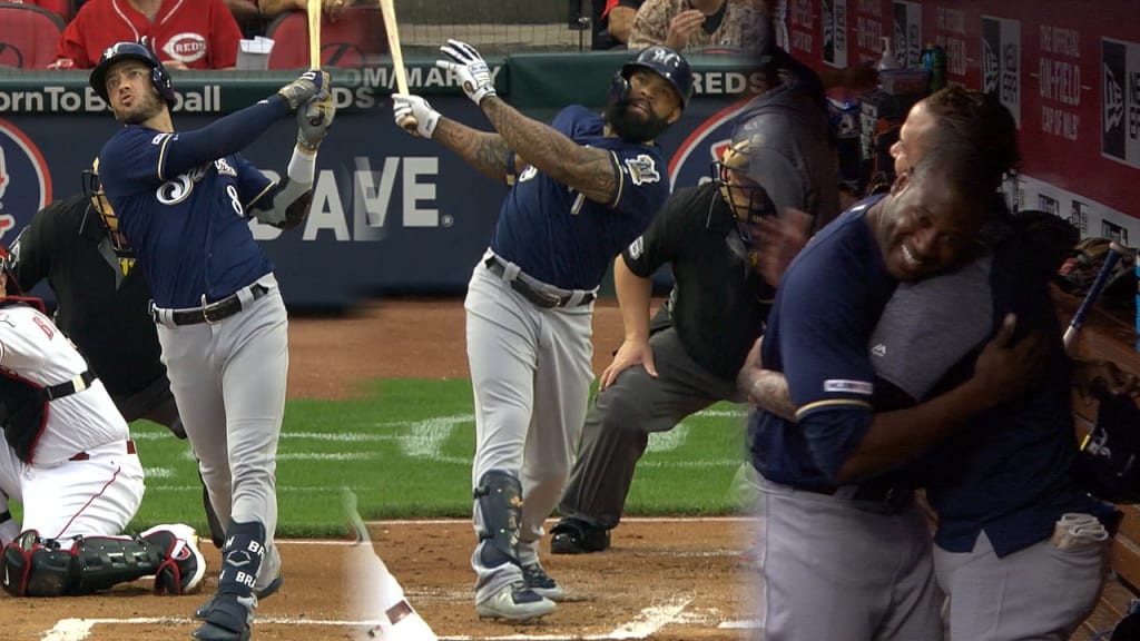 Report: Brewers' Eric Thames gets pulled over in Milwaukee for ridiculously  large truck 