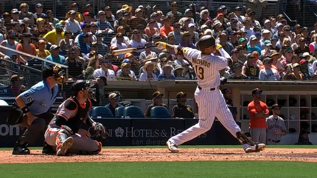 San Diego Padres' Jake Cronenworth heads back to the dugout after