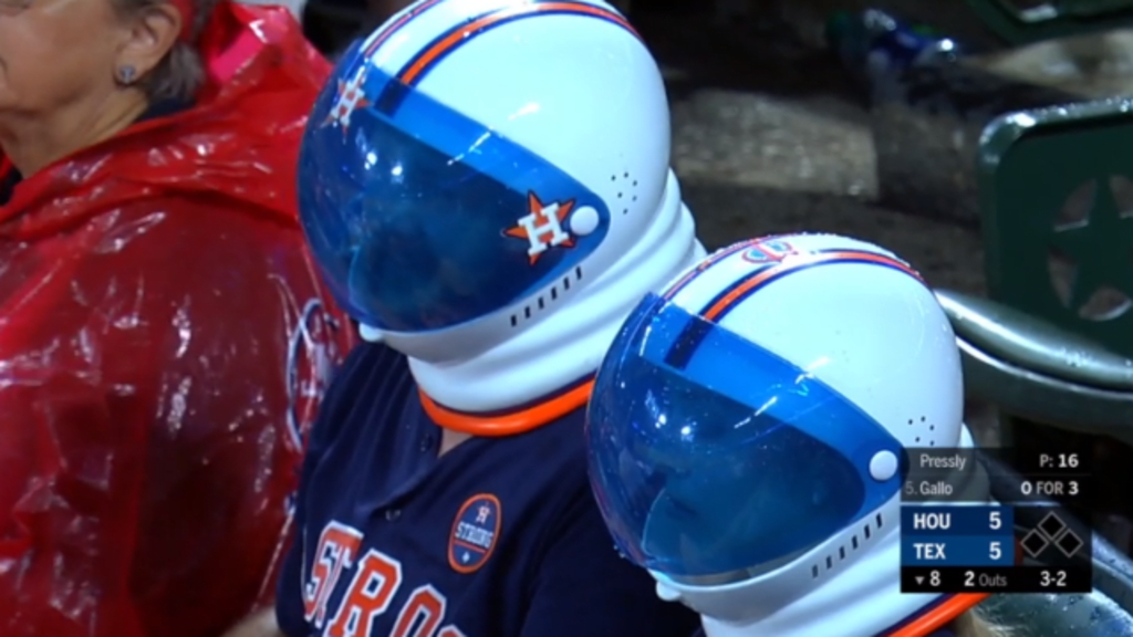 Houston Astros score the 11th run on the 11th hit from the 11th batter in  the inning on the night they celebrate the Apollo 11 moon landing while  interviewing Neil Armstrong's son