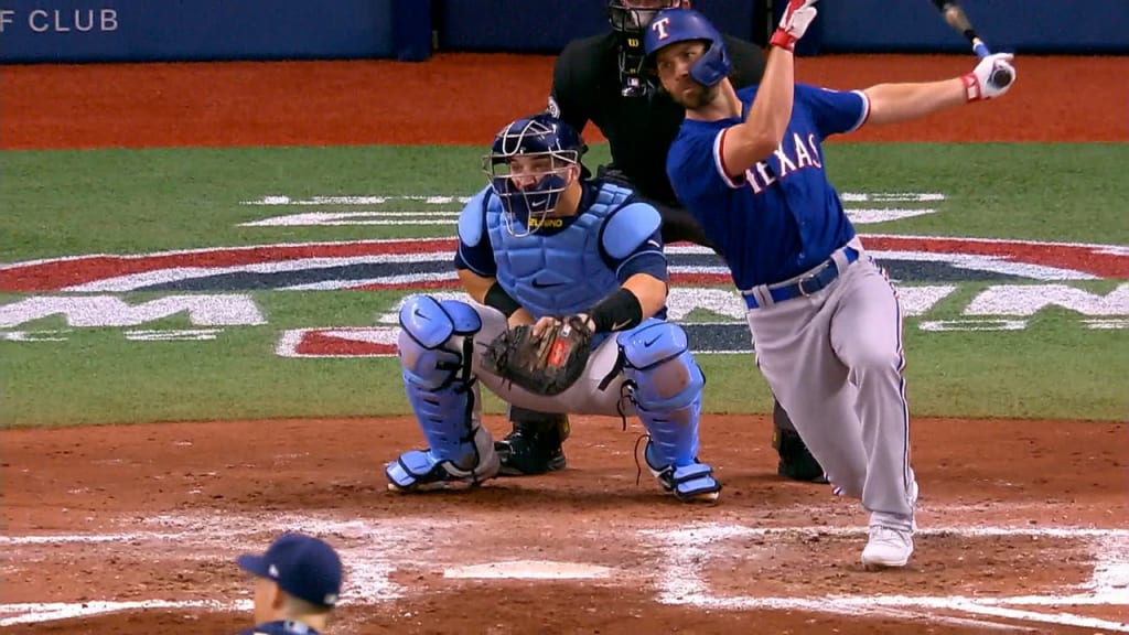 This is a 2021 photo of Luis Ortiz of the Texas Rangers baseball