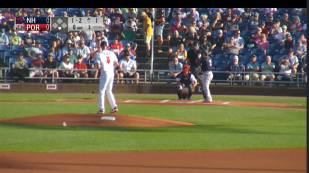 Boston Red Sox star Chris Sale pitching for Portland Sea Dogs