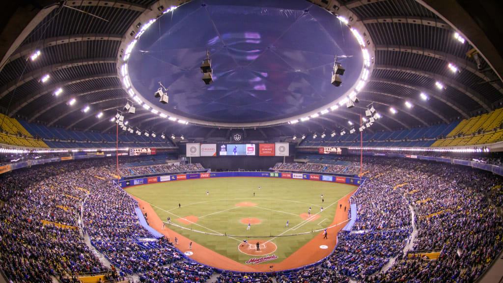 Blue Jays Spring Training Montreal Olympic Stadium Vs Yankees