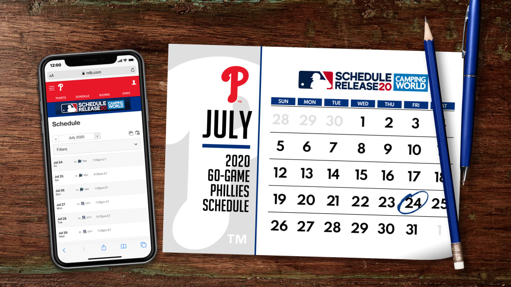 Phillies Schedule