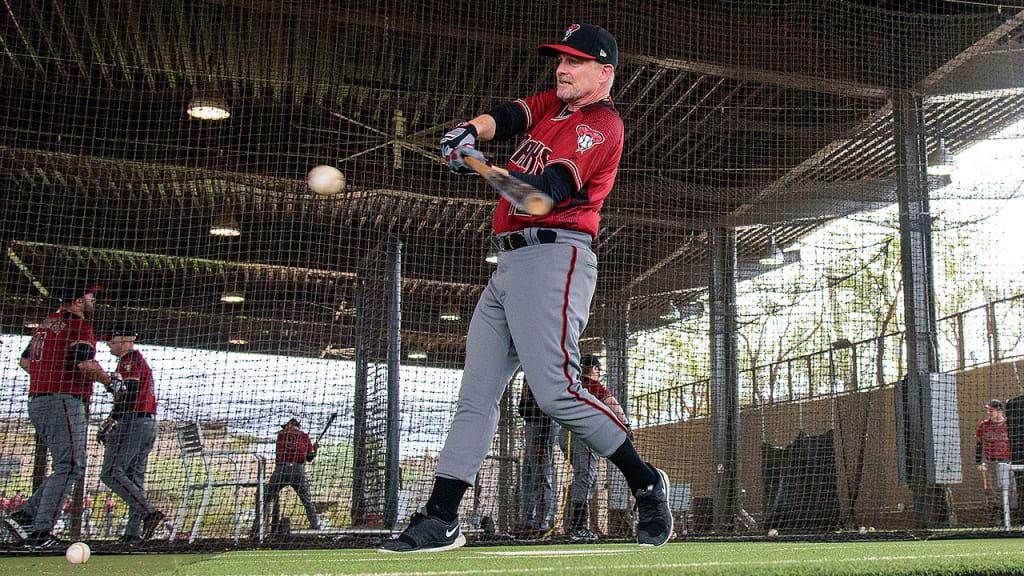 Scott Burr's trip to the D-backs' Fantasy Camp was a "thank you" gift from his son Ryan, a pitcher in Arizona's farm system. (Sarah Sachs/D-backs)