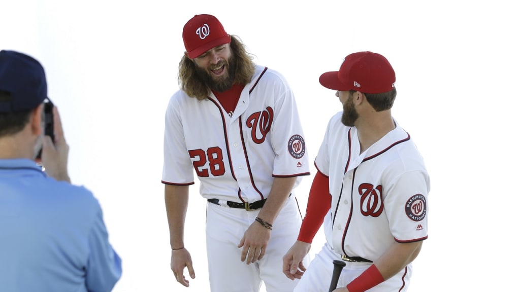 Bryce Harper and Jayson Werth recreate poster for “Step Brothers” at photo  day - Federal Baseball