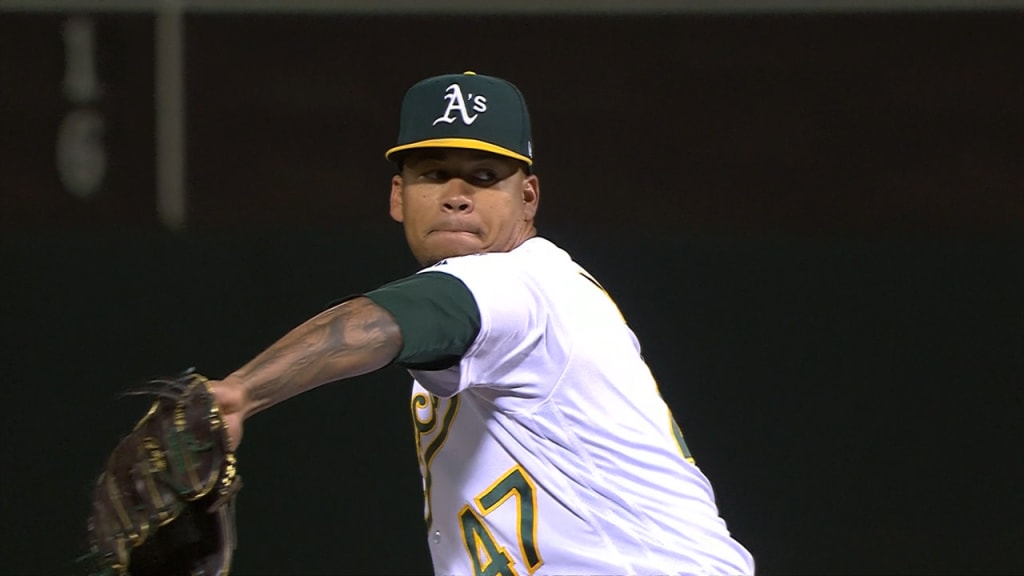 Oakland A's Frankie Montas exits game with Seattle Mariners