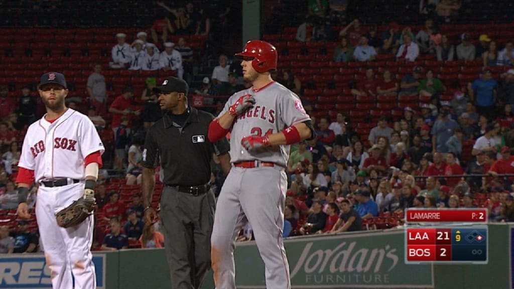 C.J. Cron homers twice – winning bet with Mike Trout – in Angels