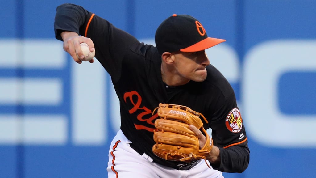 Infielder Ryan Flaherty has played in four games for the O's this season. (Getty)