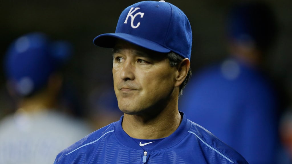 Royals bench coach and former Mariners skipper Don Wakamatsu is out of the running for the open managerial jobs in Arizona and Colorado. (Carlos Osorio/AP)