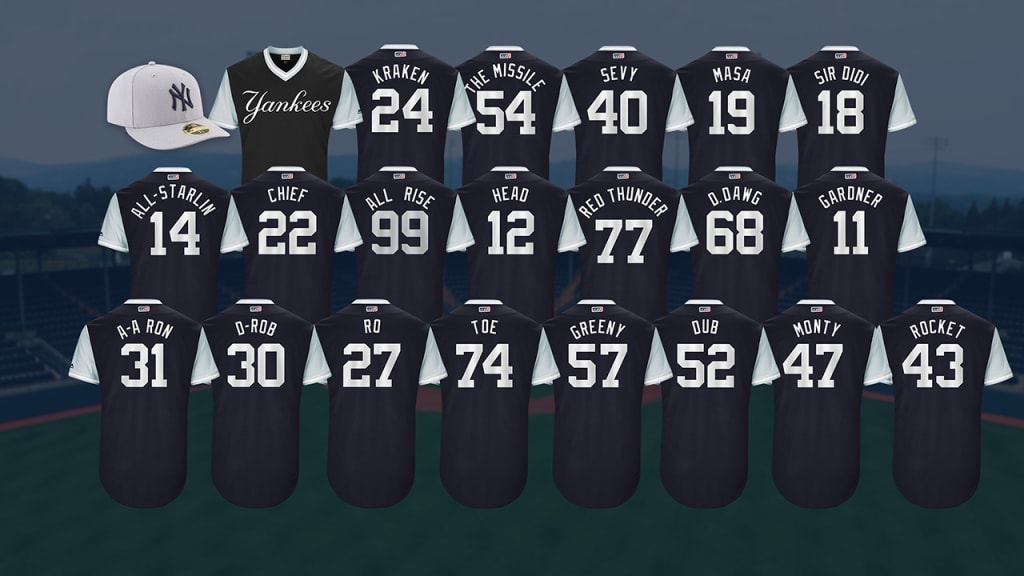 yankees jersey number