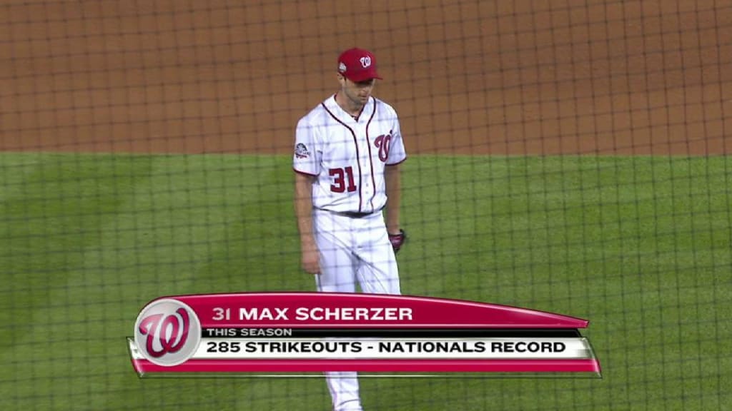 Scherzer's career-high 285th K