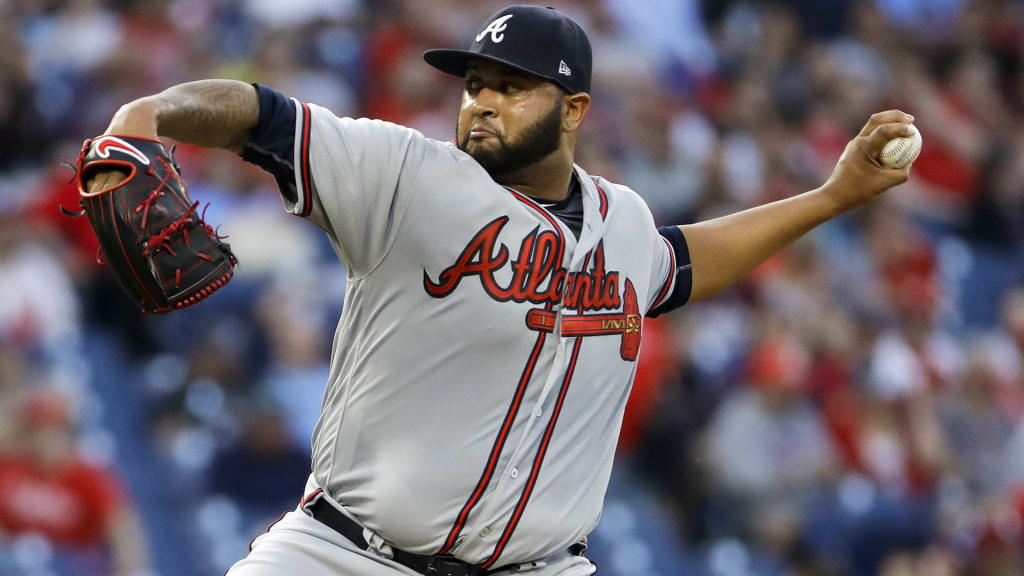 Atlanta Braves' Luiz Gohara pitches during the second inning of a baseball game against the Philadelphia Phillies, Wednesday, May 23, 2018, in Philadelphia. (AP Photo/Matt Slocum)