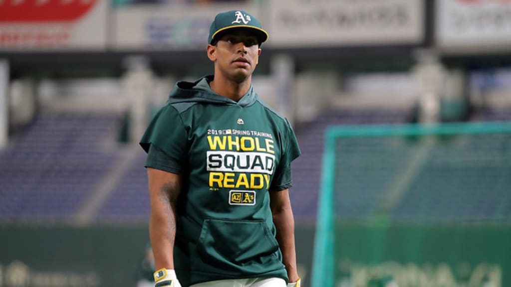 a's batting practice hat