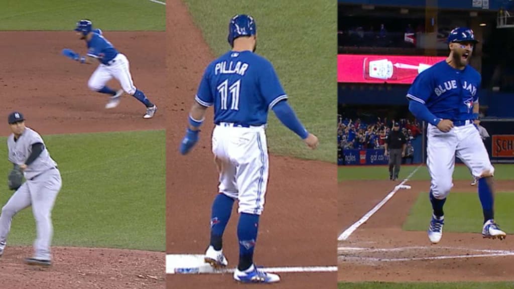 Kevin Pillar's gamble pays off as he steals home to seal Jays' win