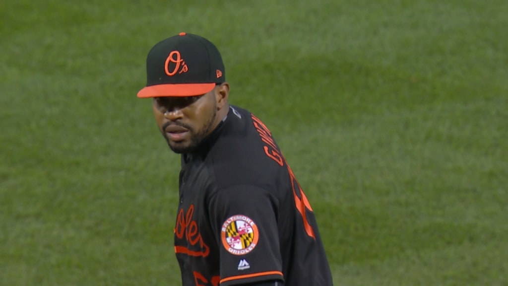 Givens strikes out the side
