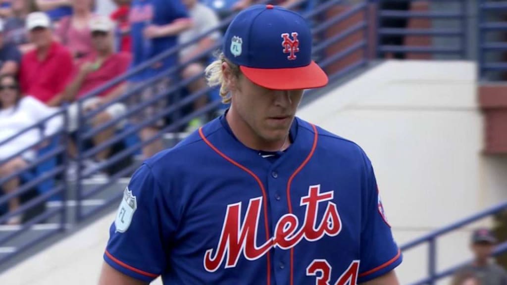 Noah Syndergaard has funny reaction to Bartolo Colon signing with