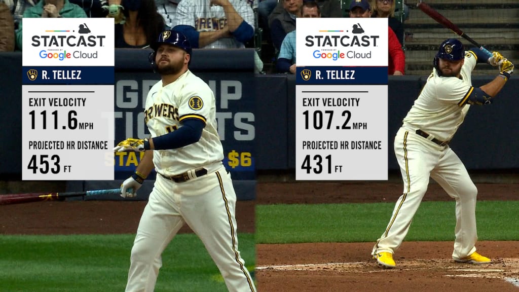 Rowdy Tellez has franchise-record 8 RBIs Brewers ring bell