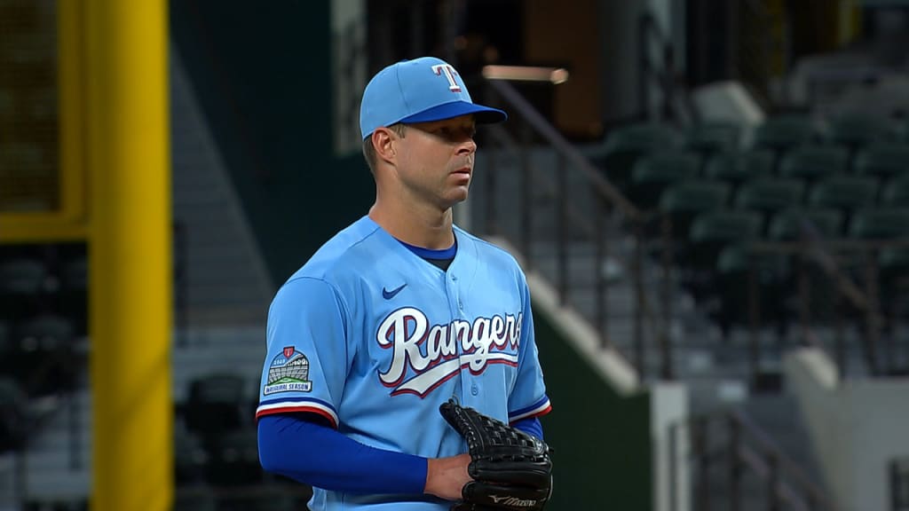 New York Yankees starting pitcher Corey Kluber throws to the Texas Rangers  in the first inning of a baseball game in Arlington, Texas, Wednesday, May  19, 2021. Kluber threw a no-hitter in