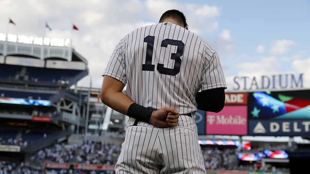Yankees GM Brian Cashman had been trying to get Joey Gallo into pinstripes for months, finally netting the athletic and powerful outfielder at the Trade Deadline. (Credit: New York Yankees)