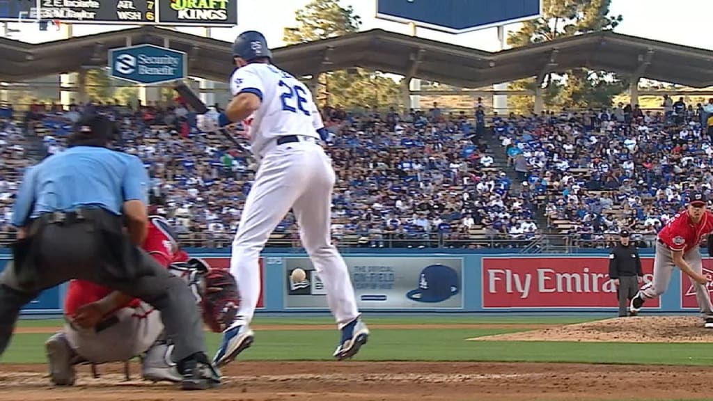 Utley jumps over pitch