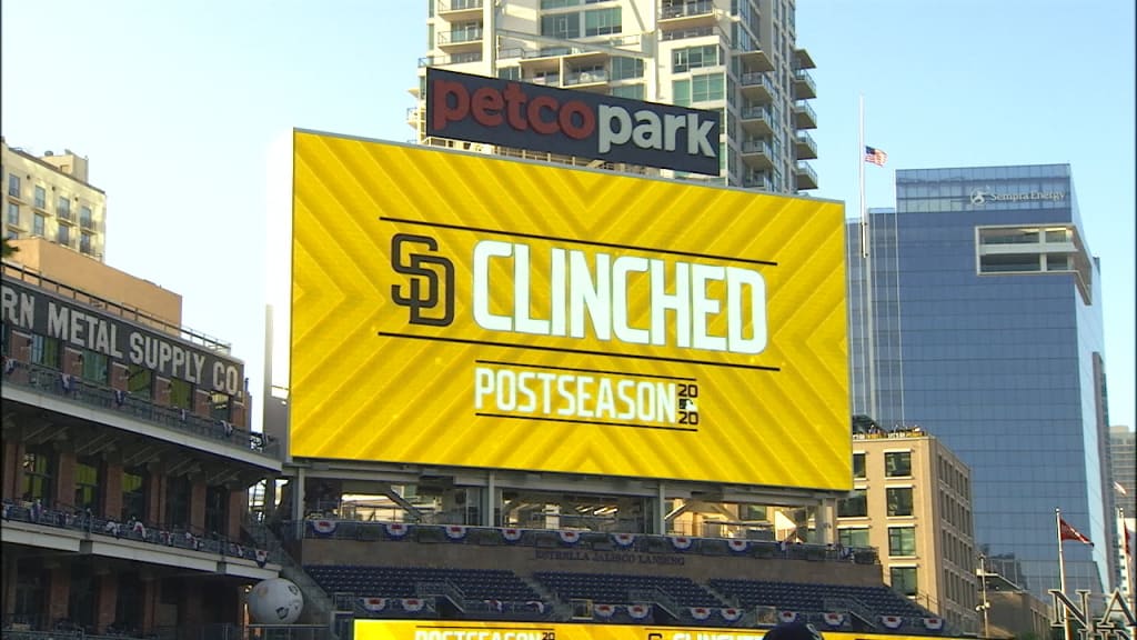 Padres clinch 2020 postseason berth