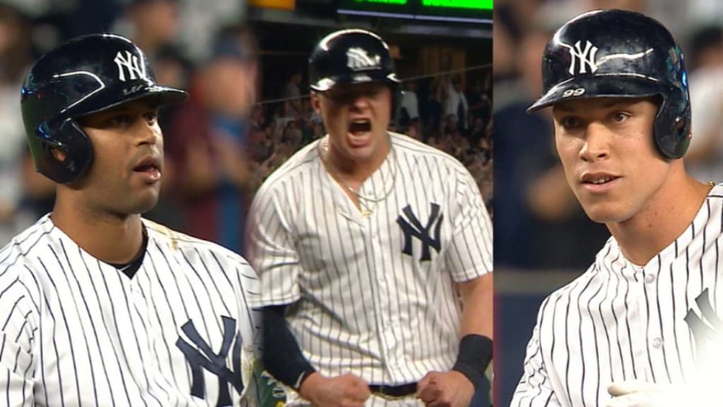 Luke Voit belts a 2-run triple off the wall in the Wild Card Game 