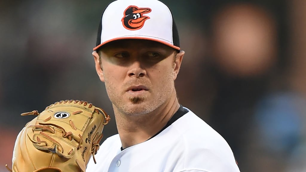 Chis Tillman is 15-5 with a 3.76 ERA in 26 starts. (Getty)