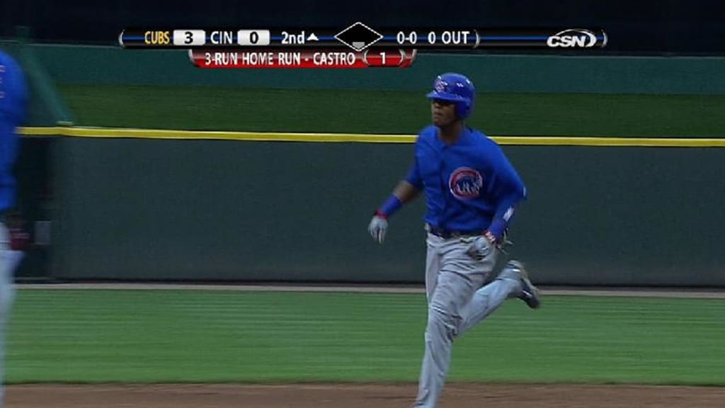 Castro's first career homer