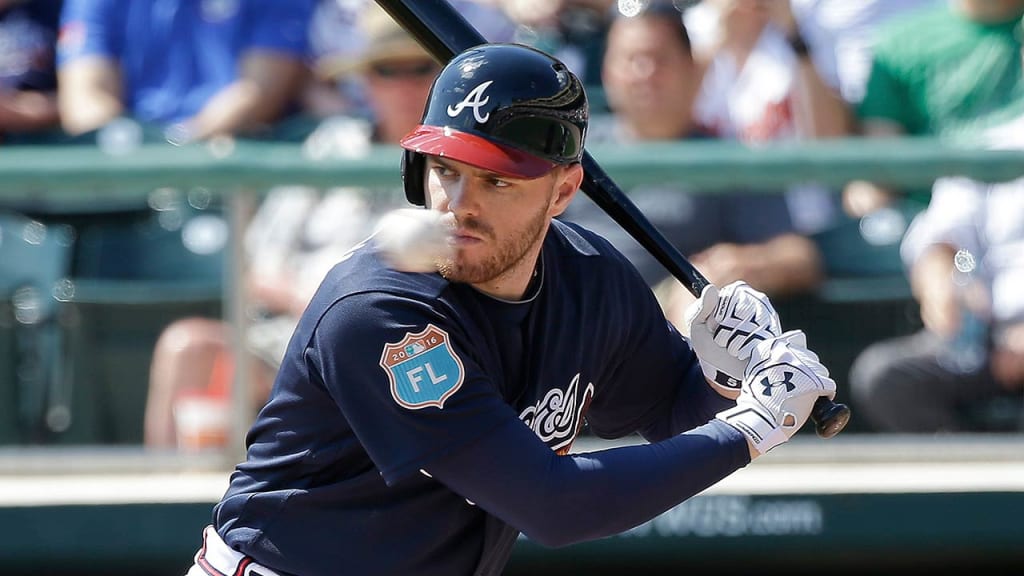 Freddie Freeman battled right wrist discomfort throughout most of last season's final four months. (AP)